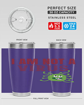 i am not a virus Style 36#- corona virus- Tumbler