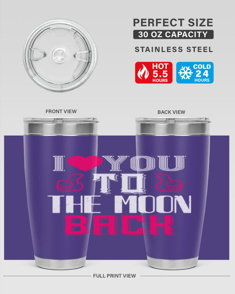 ilove you to the moon beach 49#- valentines day- Tumbler