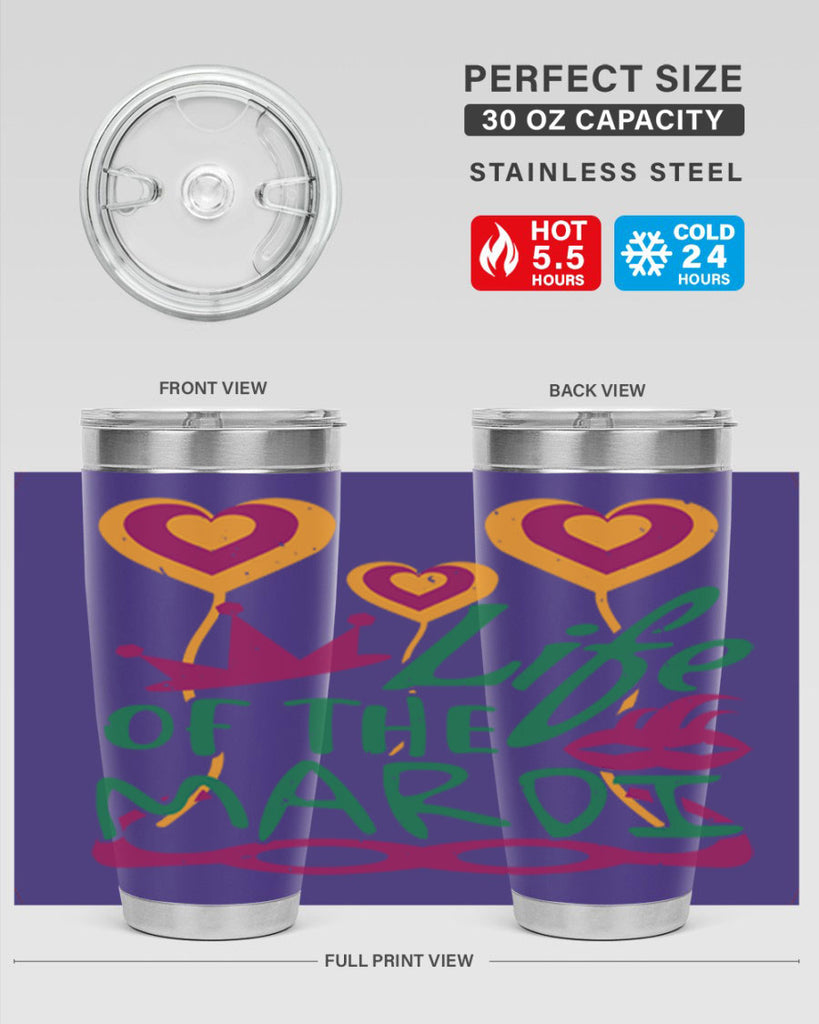 life of the mardi 49#- mardi gras- Tumbler