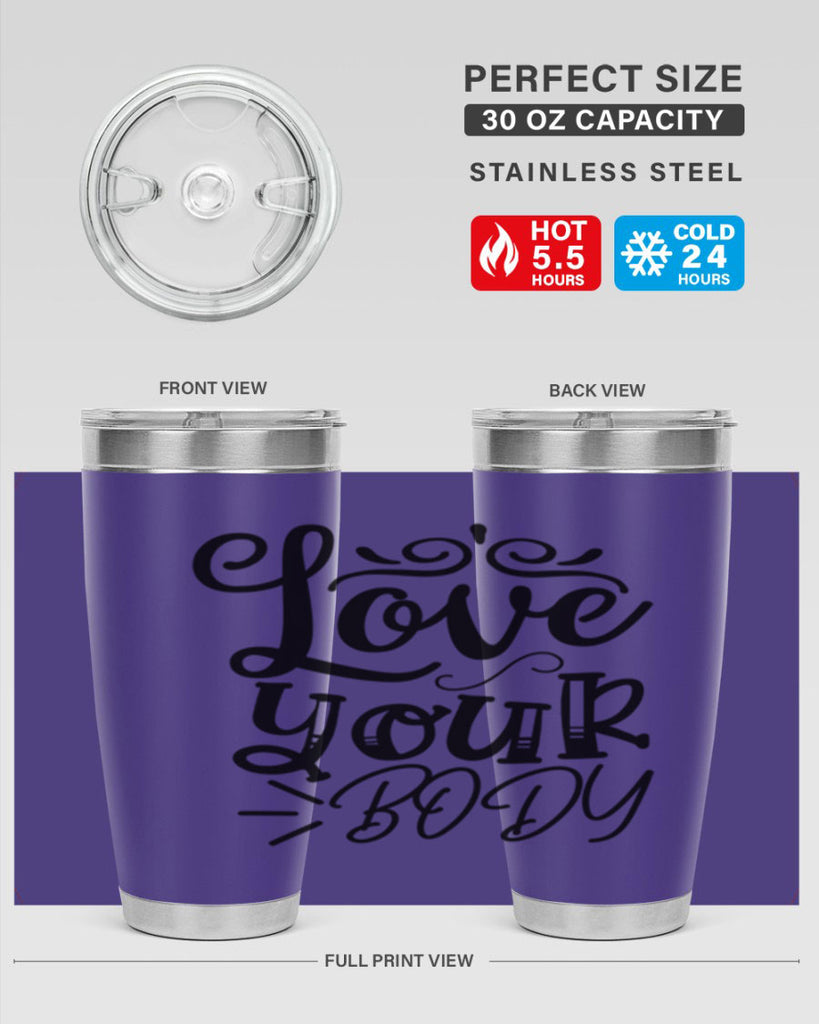 love your body 30#- gym- Tumbler