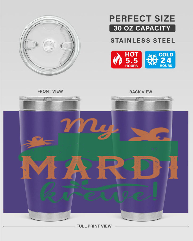 my mardi krewe 43#- mardi gras- Tumbler