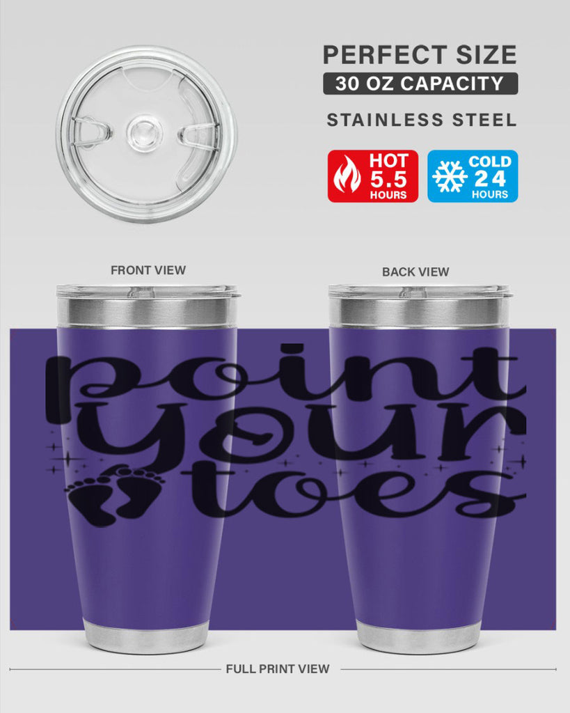 point your toes67#- ballet- Tumbler