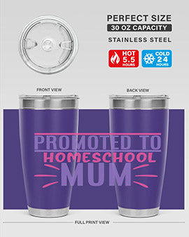 promoted to homeschool mum Style 48#- corona virus- Tumbler