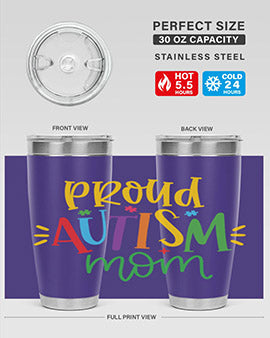 proud autism mom Style 35#- autism- Tumbler