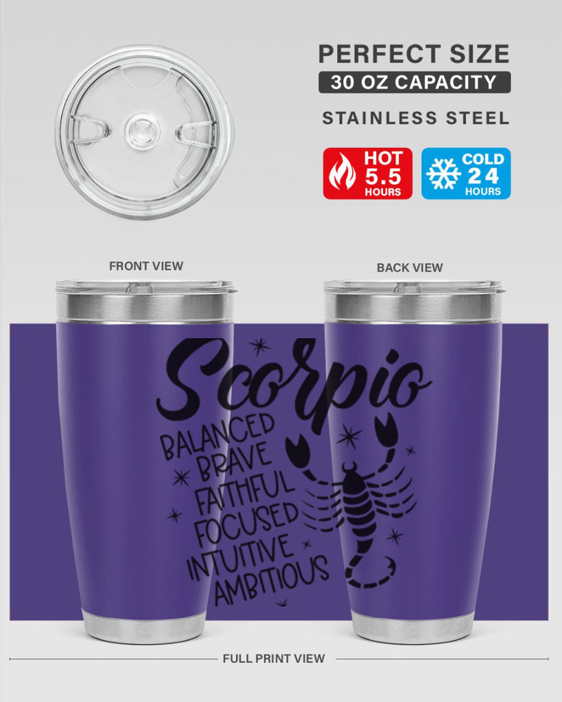 scorpio 436#- zodiac- Tumbler