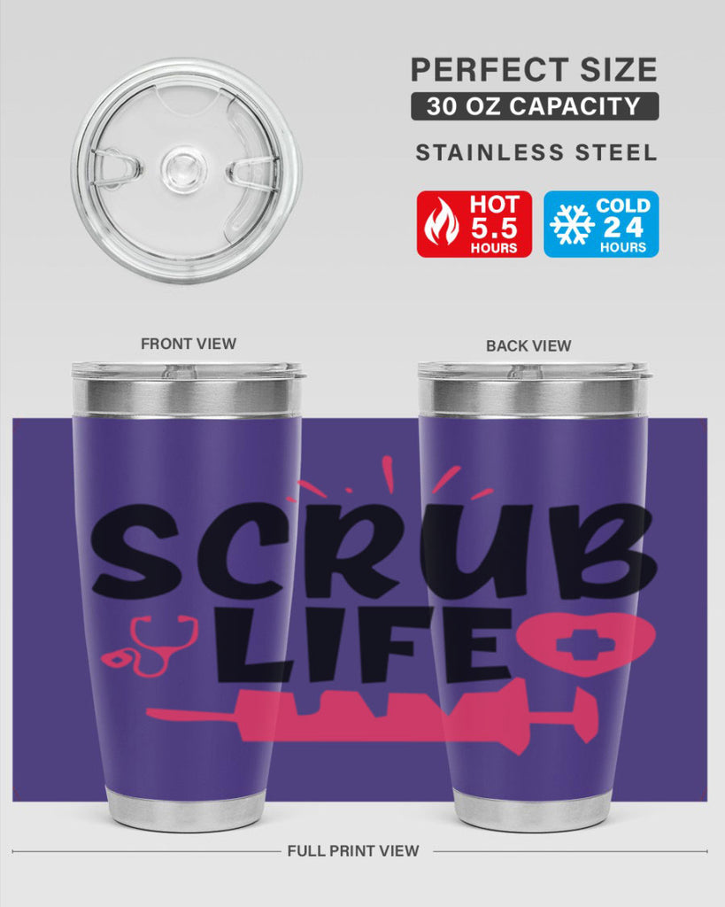 scrub life Style Style 44#- nurse- tumbler