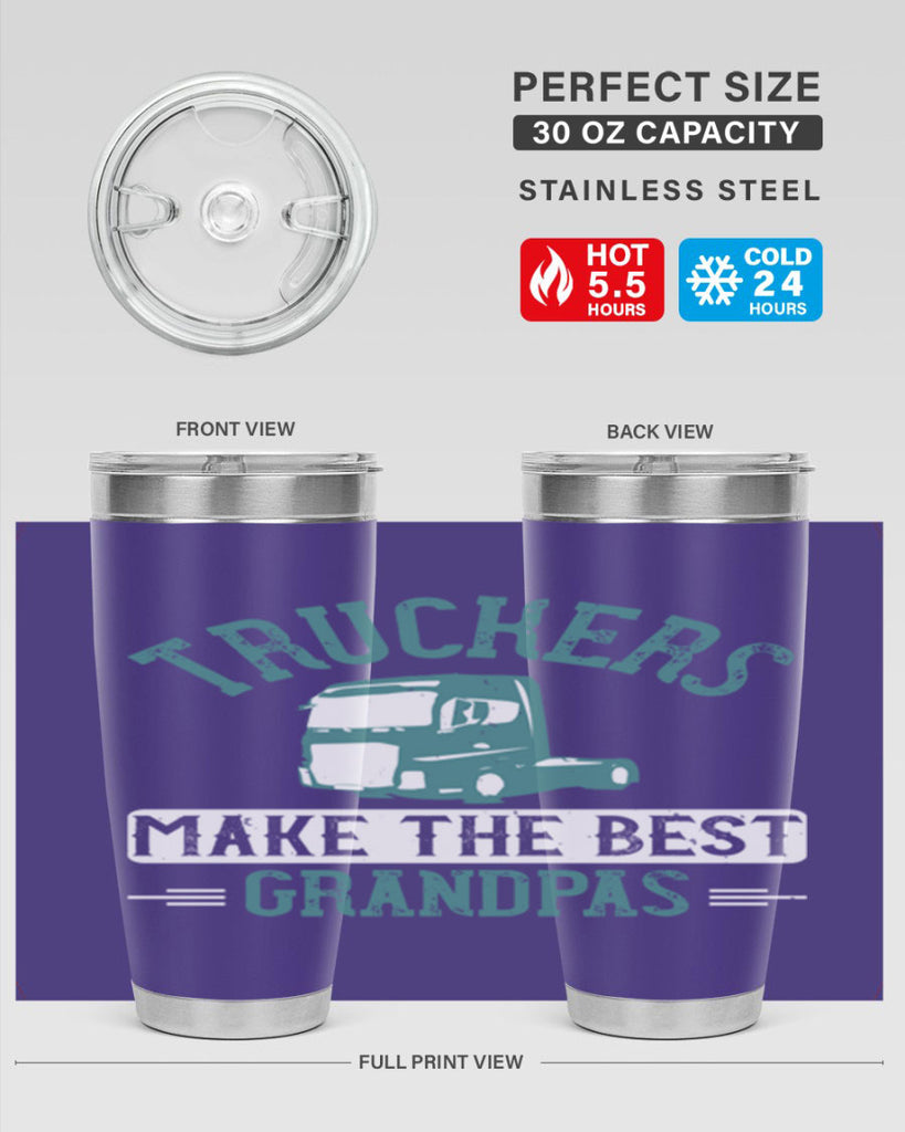 truckers make the best grandpas Style 12#- truck driver- tumbler