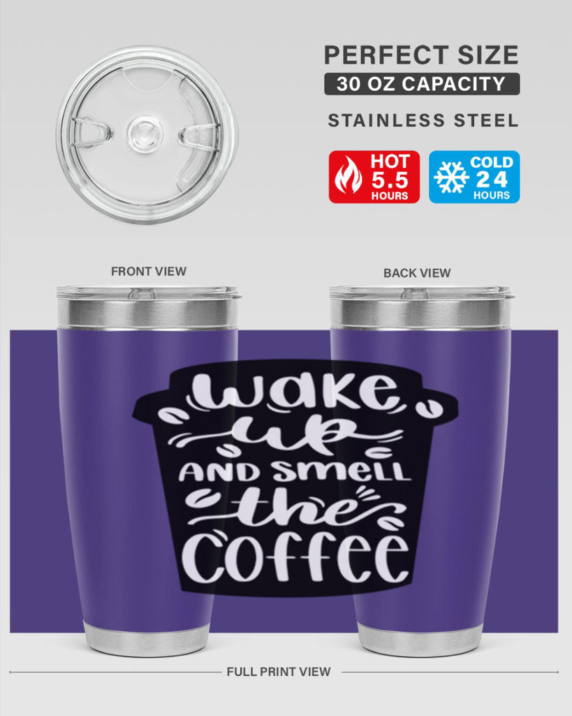 wake up and smell the coffee 8#- coffee- Tumbler
