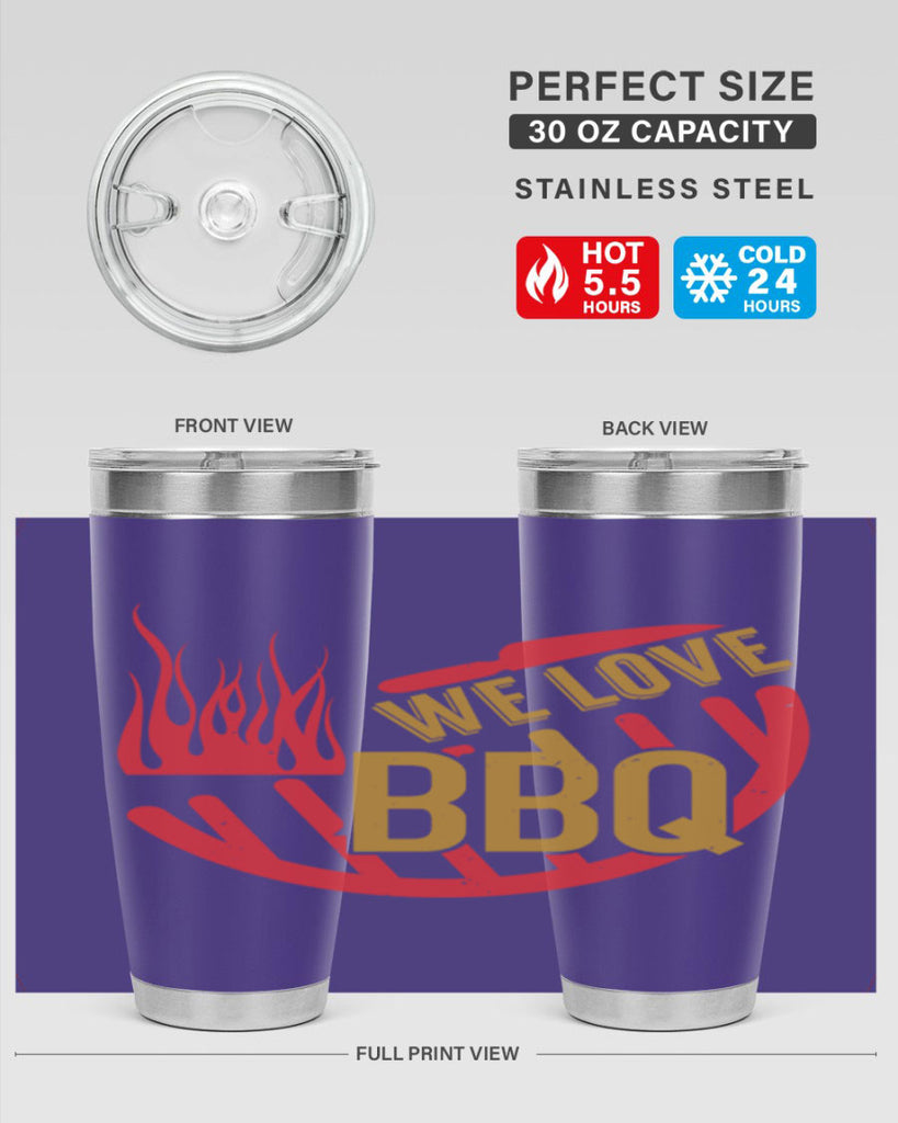 we love bbq 7#- bbq- Tumbler