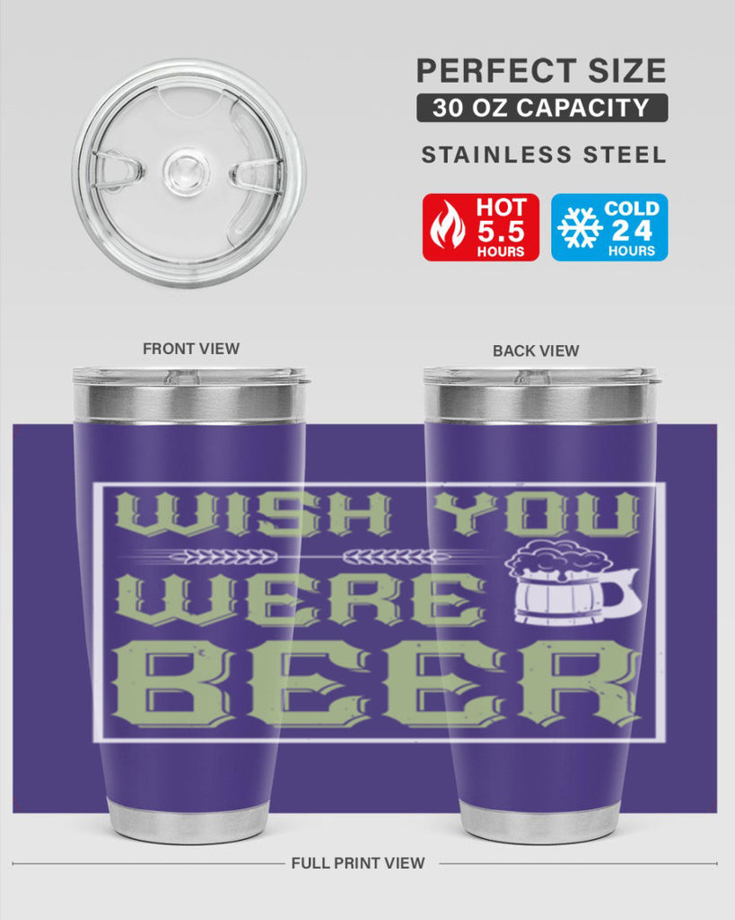 wish you were beer 2#- beer- Tumbler