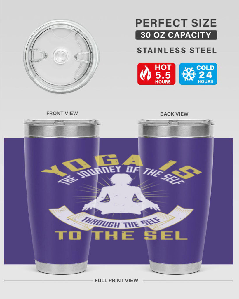 yoga is the journey of the self through the self to the sel 20#- yoga- Tumbler