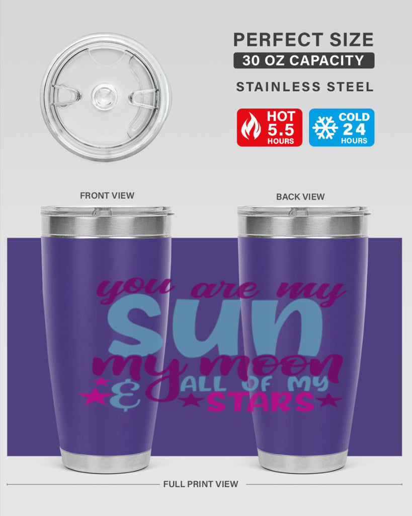 you are my sun my moon all of my stars 6#- family- Tumbler