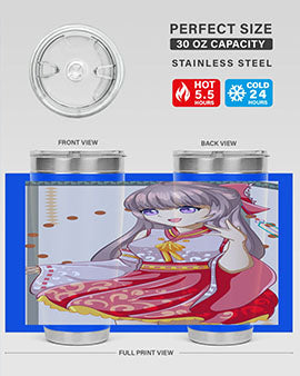 A beautiful and happy girl with kimono 104#- anime- Tumbler