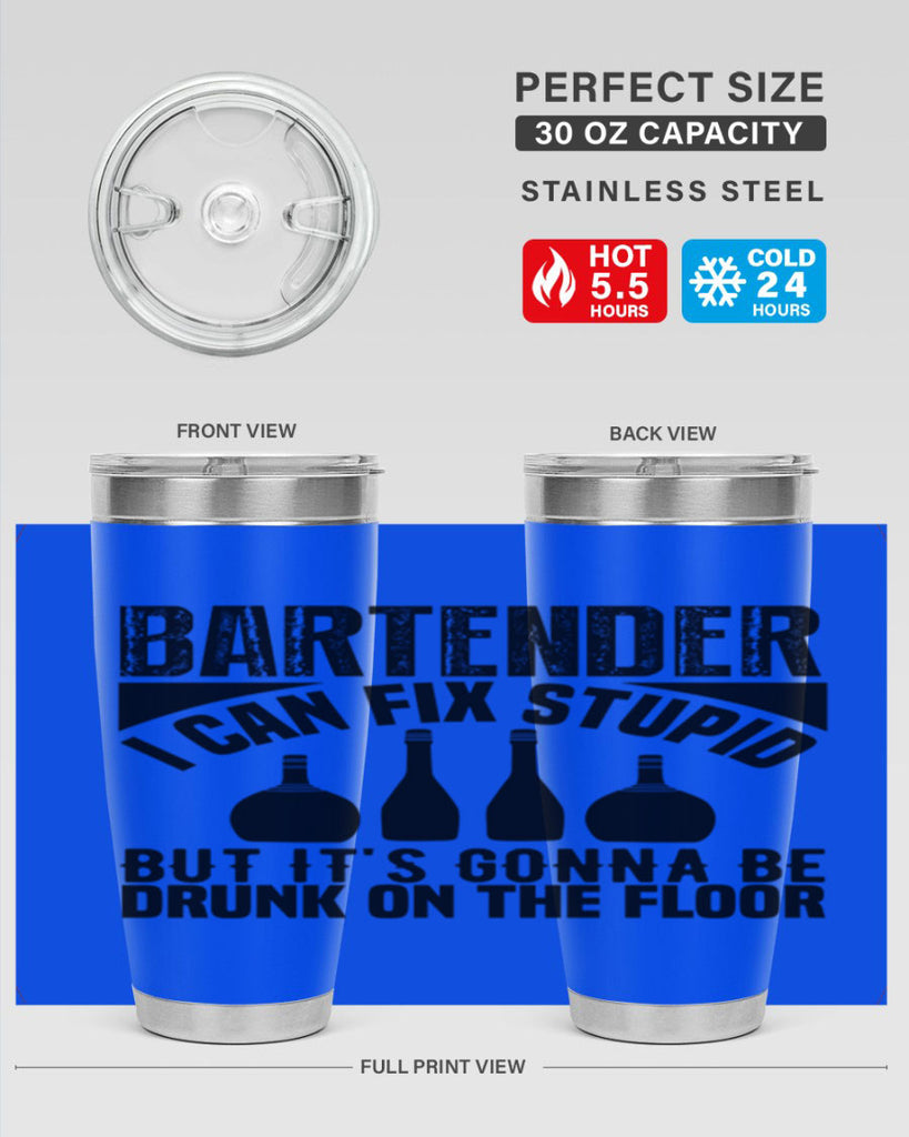 Bartender I can fix Style 9#- bartender- tumbler