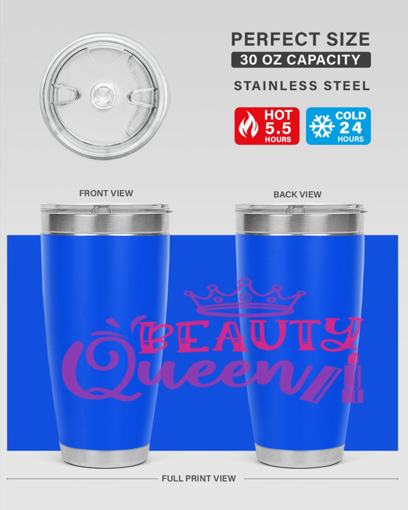 Beauty Queen Style 250#- make up- Tumbler