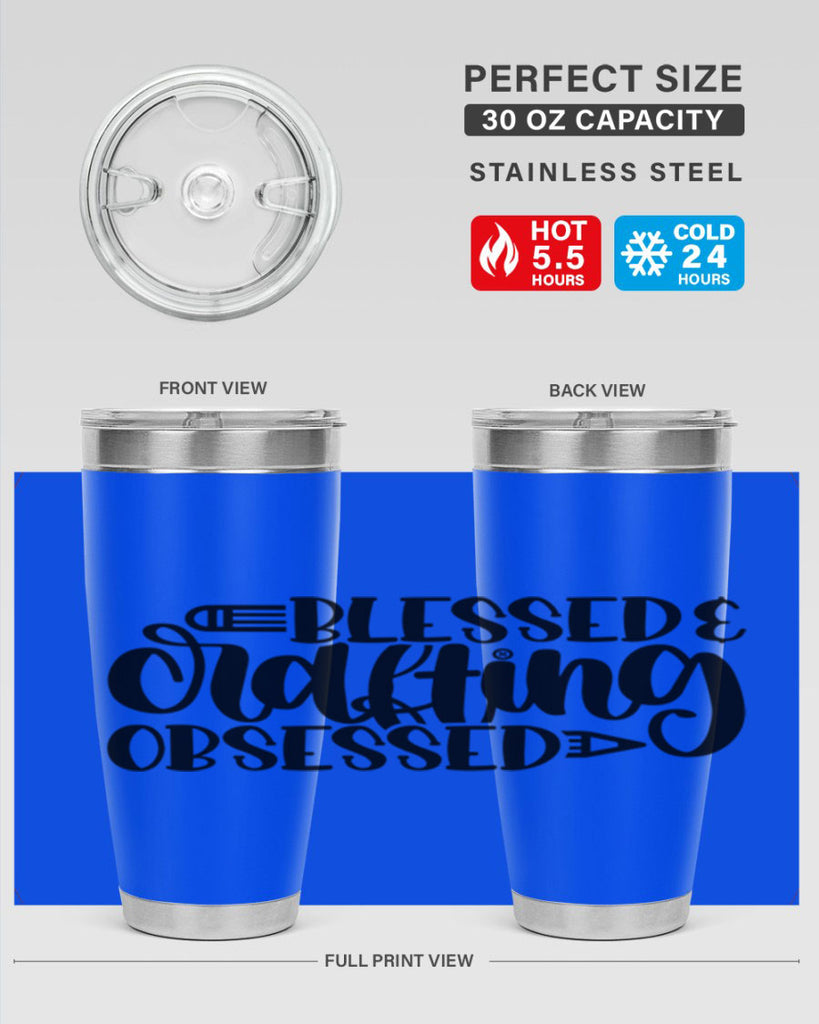 Blessed Crafting Obsessed 47#- crafting- Tumbler