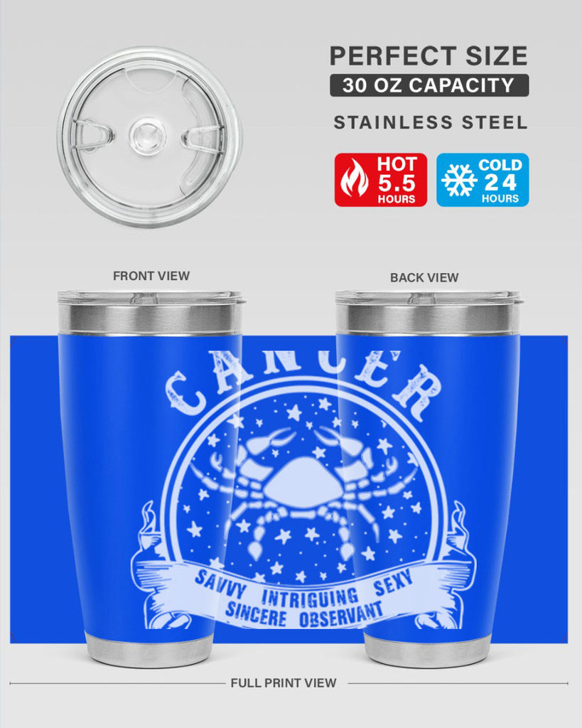 Cancer 14#- zodiac- Tumbler