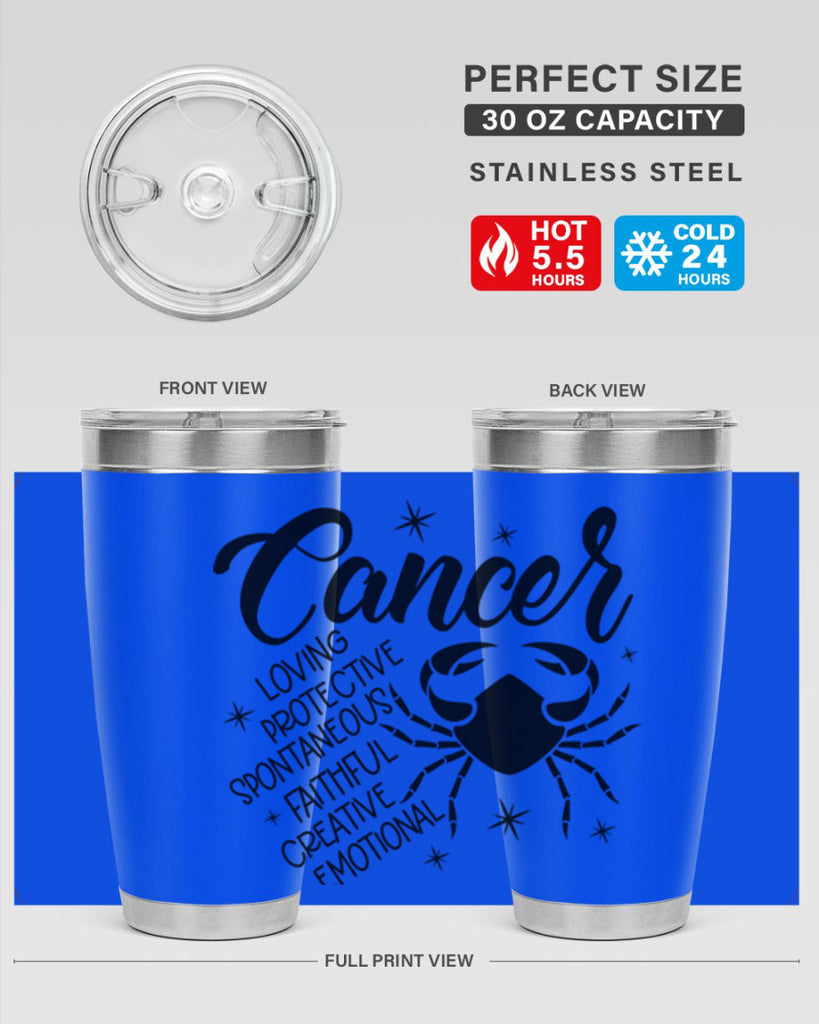 Cancer 151#- zodiac- Tumbler