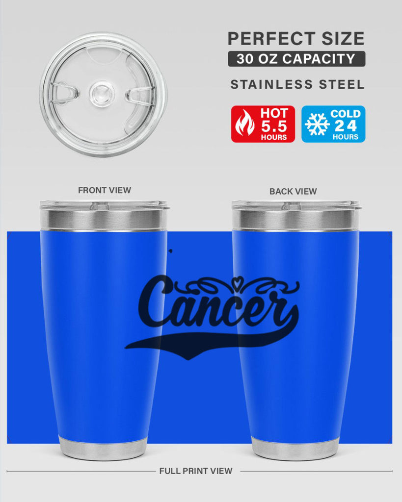Cancer 155#- zodiac- Tumbler