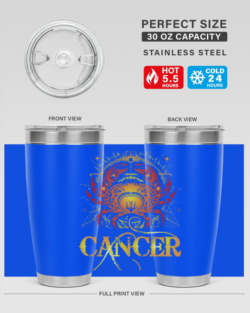 Cancer 163#- zodiac- Tumbler