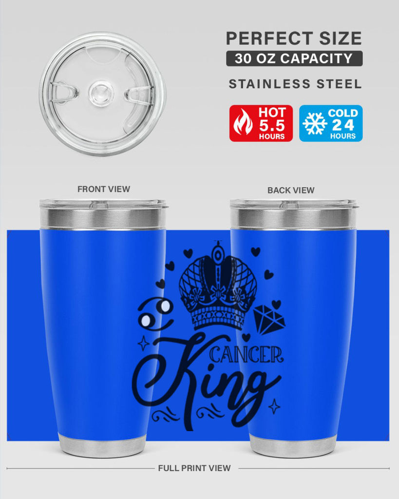 Cancer king 158#- zodiac- Tumbler