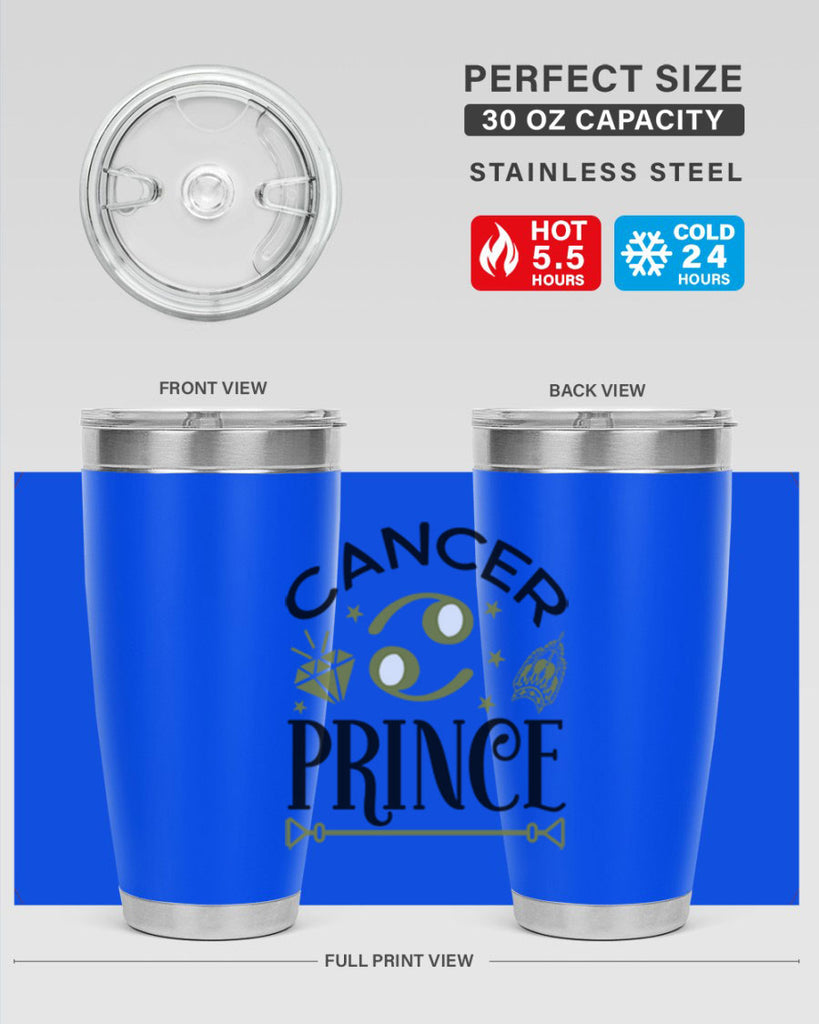 Cancer prince 159#- zodiac- Tumbler
