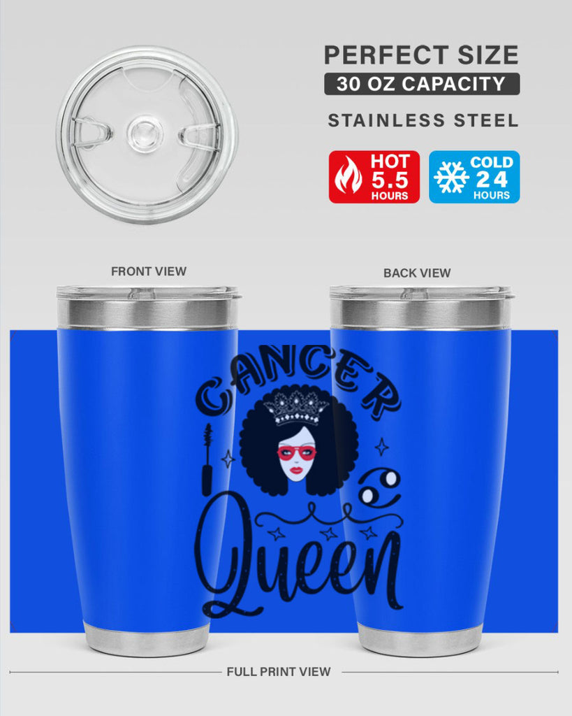Cancer queen 162#- zodiac- Tumbler