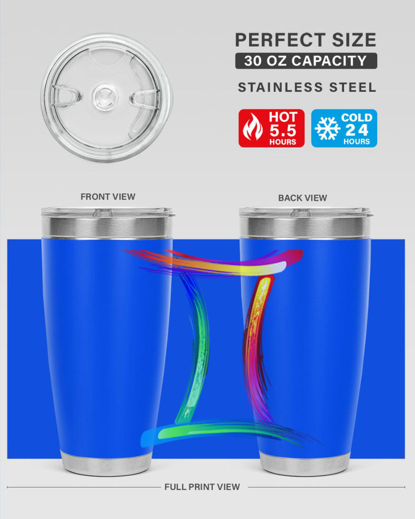 Gemini 222#- zodiac- Tumbler