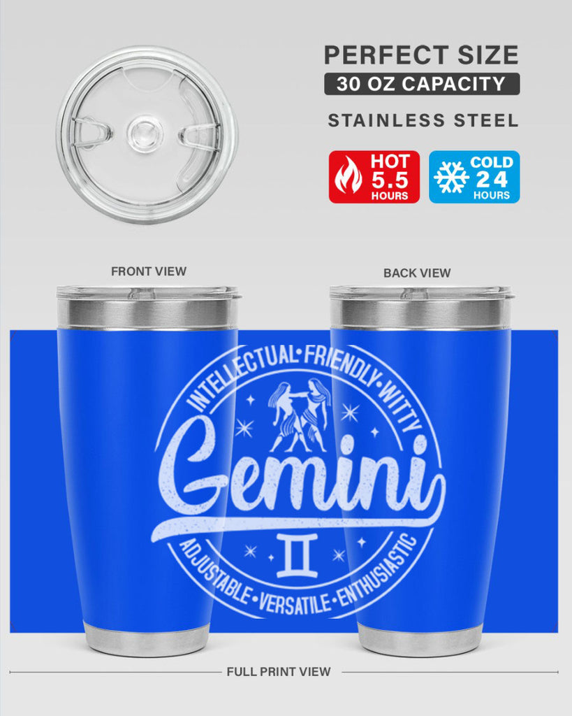 Gemini 226#- zodiac- Tumbler