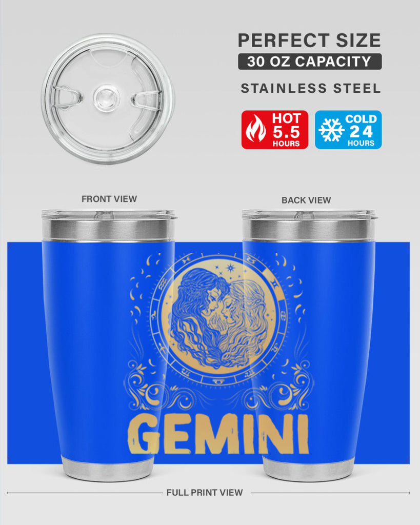 Gemini 234#- zodiac- Tumbler