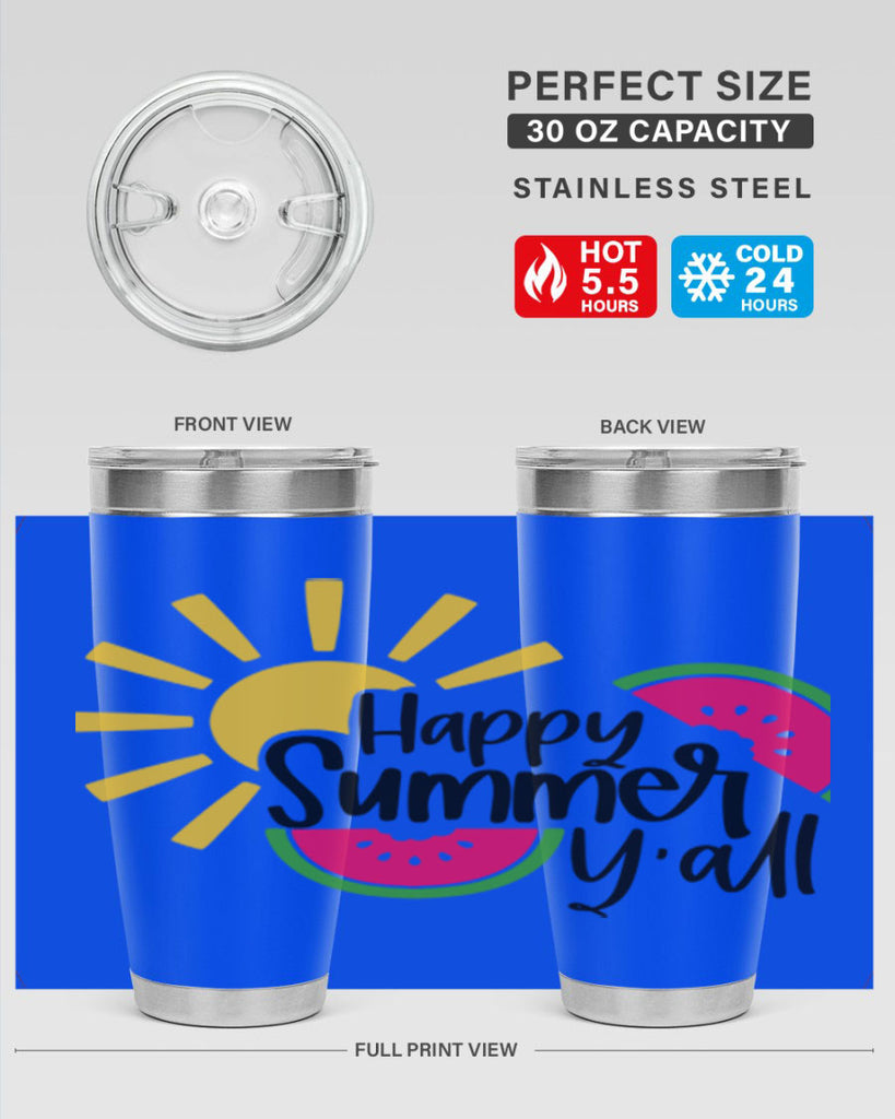 Happy Summer Yall Style 41#- summer- Tumbler