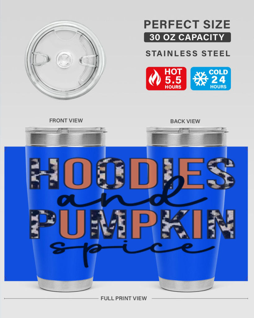 Hoodies and pumpkin spice 317#- fall- Tumbler