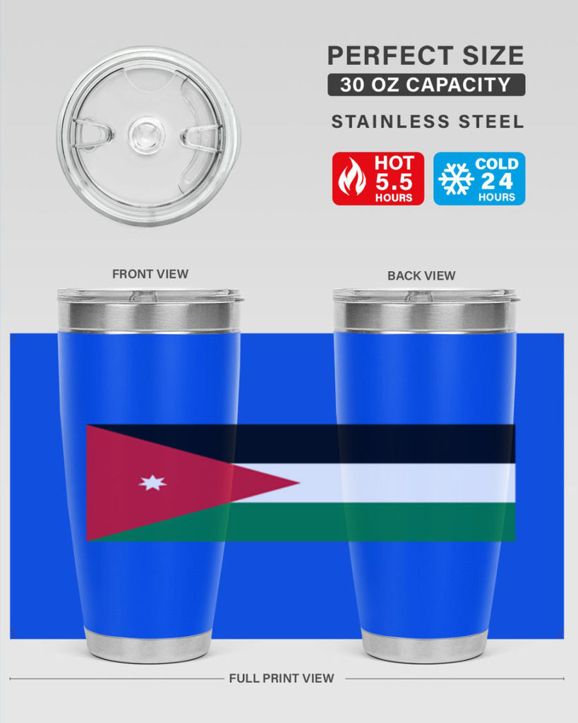 Jordan 112#- world flags- Tumbler