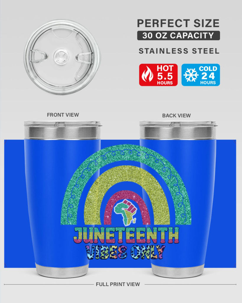 Juneteenth Vibes Only 5#- Juneteenth- tumbler