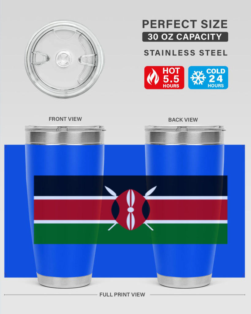 Kenya 110#- world flags- Tumbler