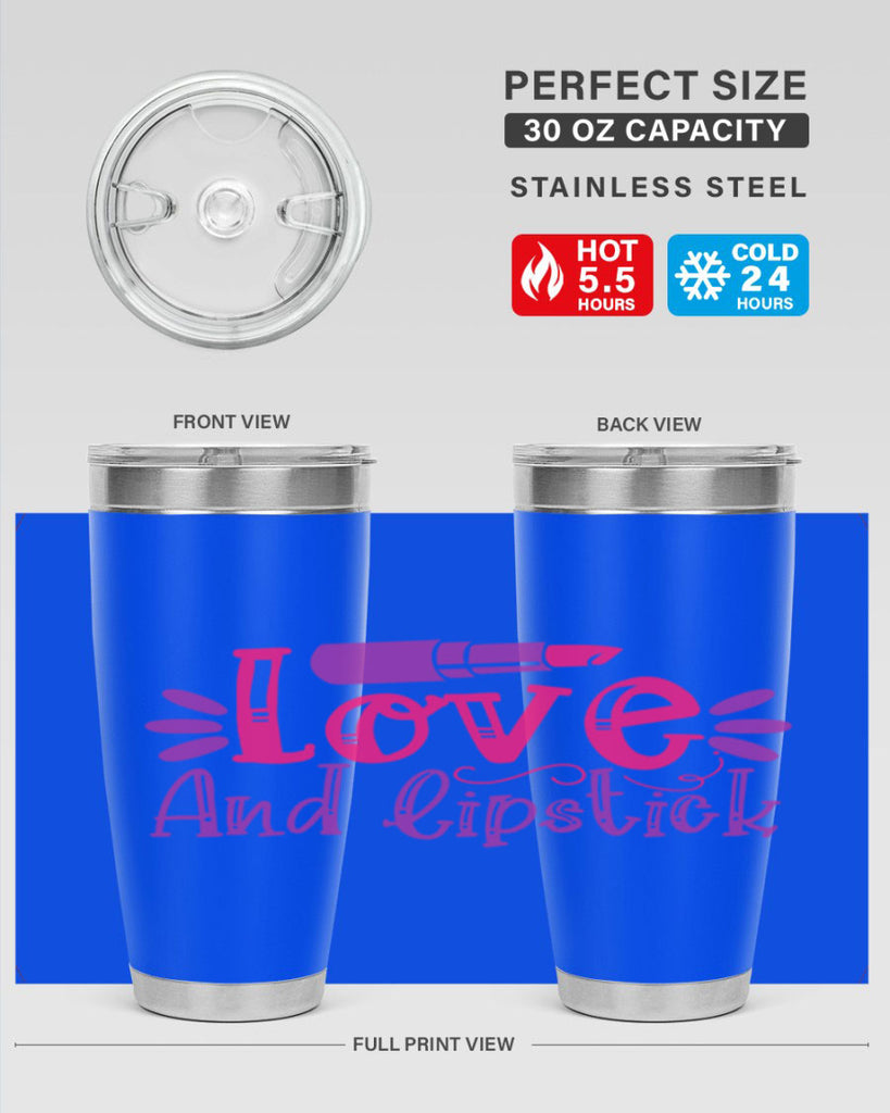 Love And Lipstick Style 225#- make up- Tumbler
