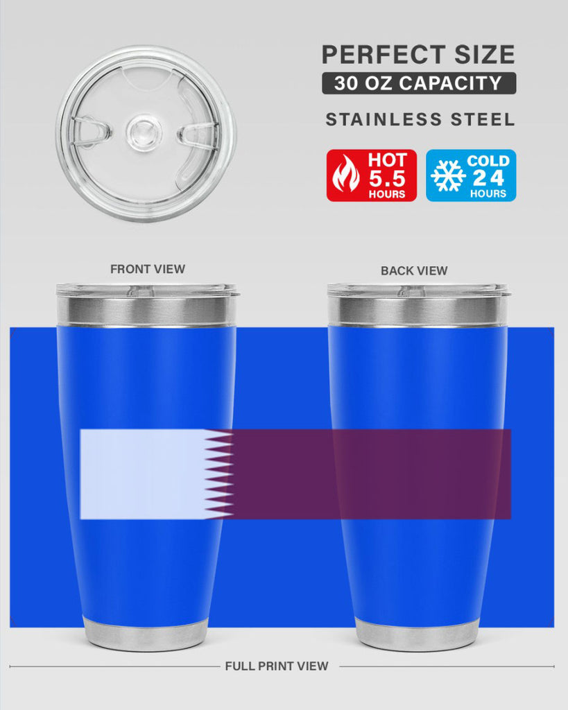 Qatar 56#- world flags- Tumbler