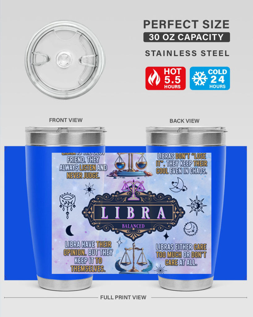 StraightLibra 474#- zodiac- Tumbler