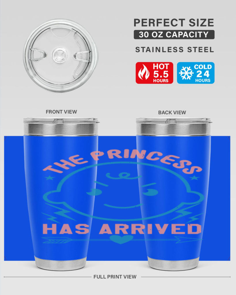 The princess has arrived Style 10#- baby shower- tumbler