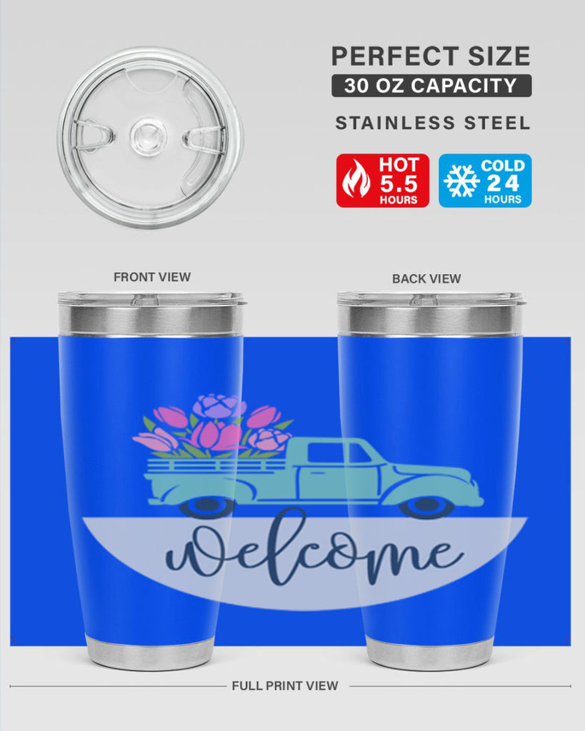 Welcome spring truck579#- spring- Tumbler