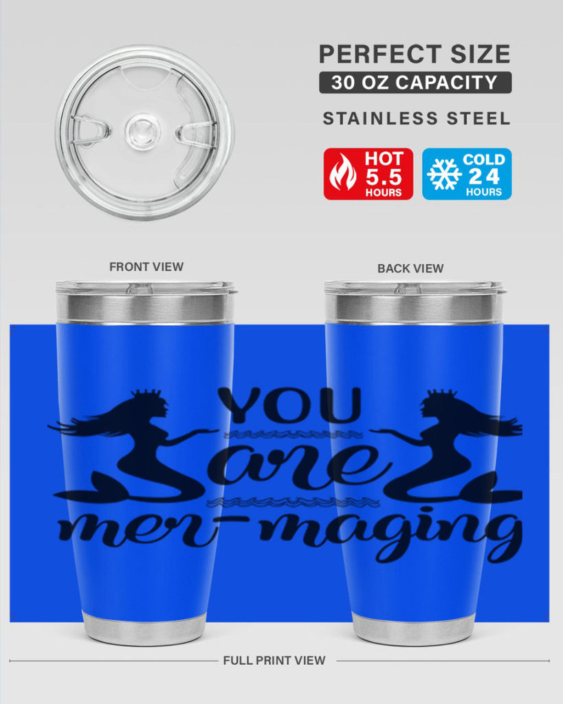 You are mermaging design 686#- mermaid- Tumbler