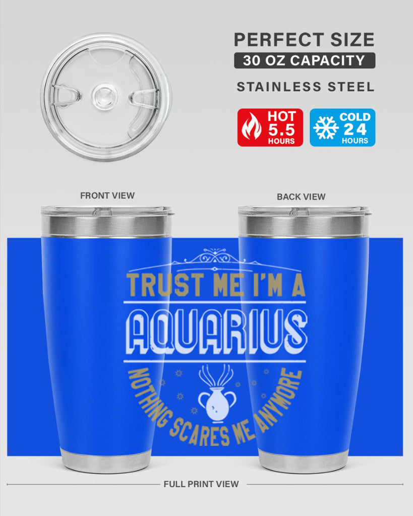 aquarius 87#- zodiac- Tumbler