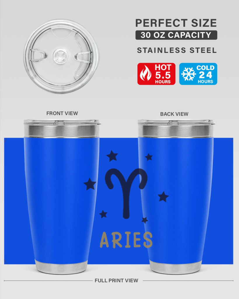 aries 135#- zodiac- Tumbler