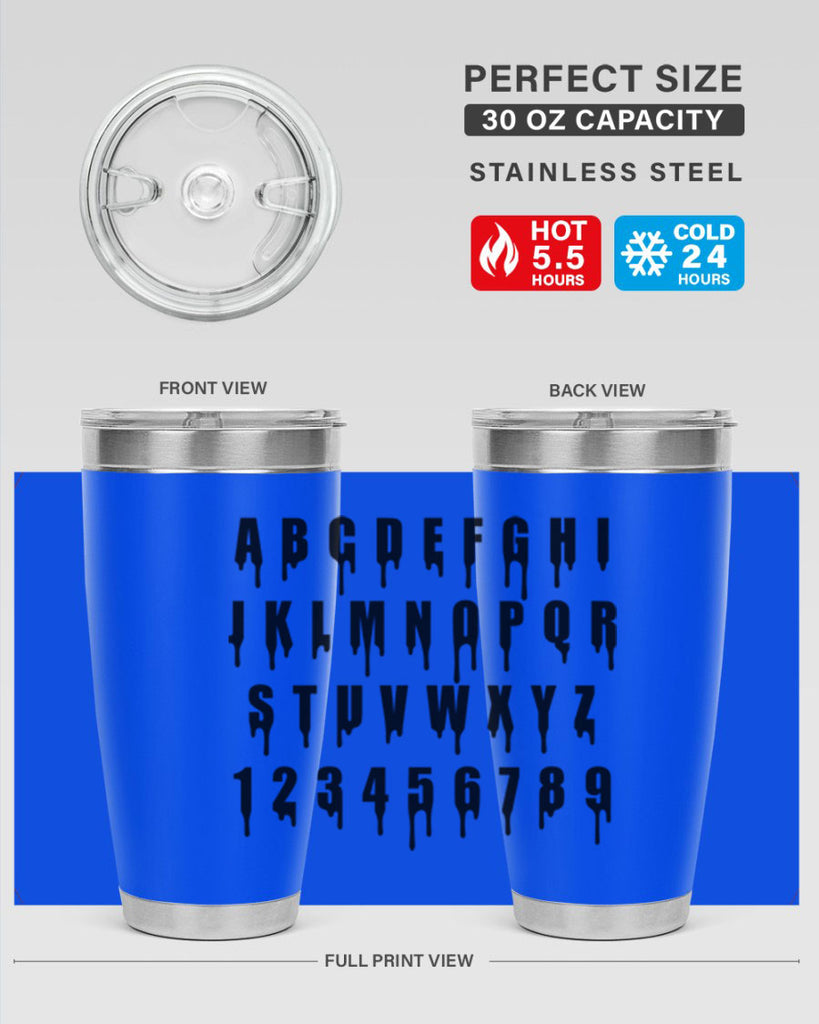drip font 164#- black words phrases- Cotton Tank