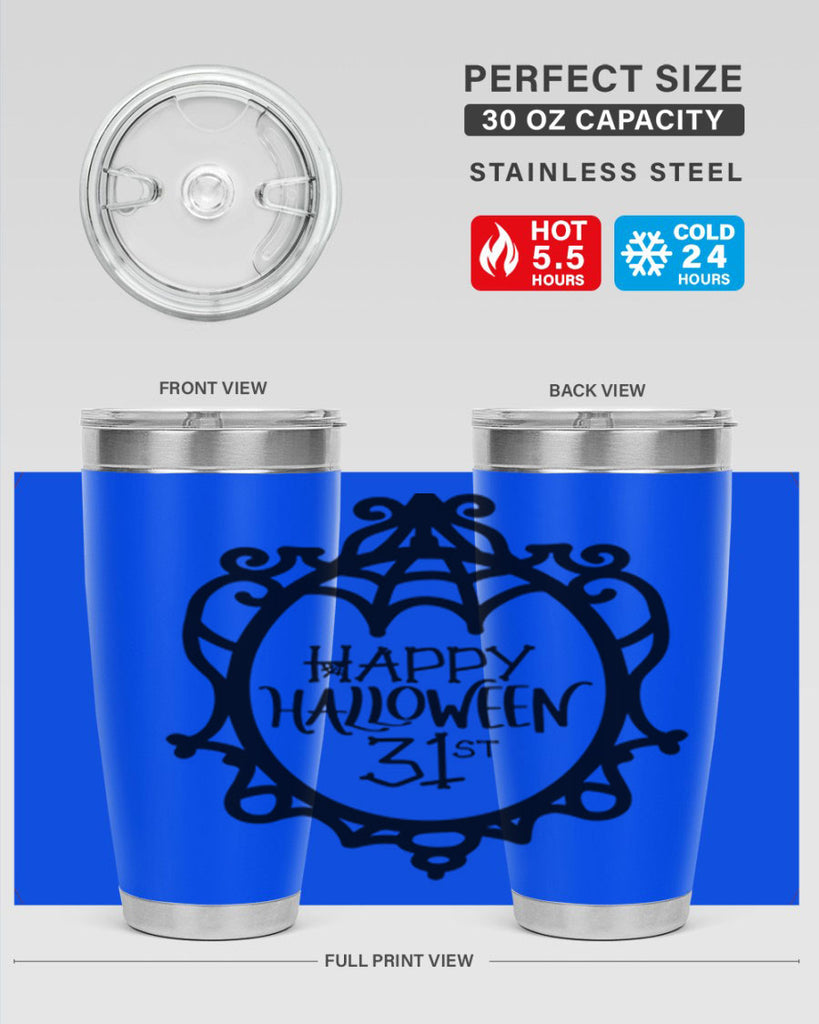 happy halloween st 64#- halloween- Tumbler