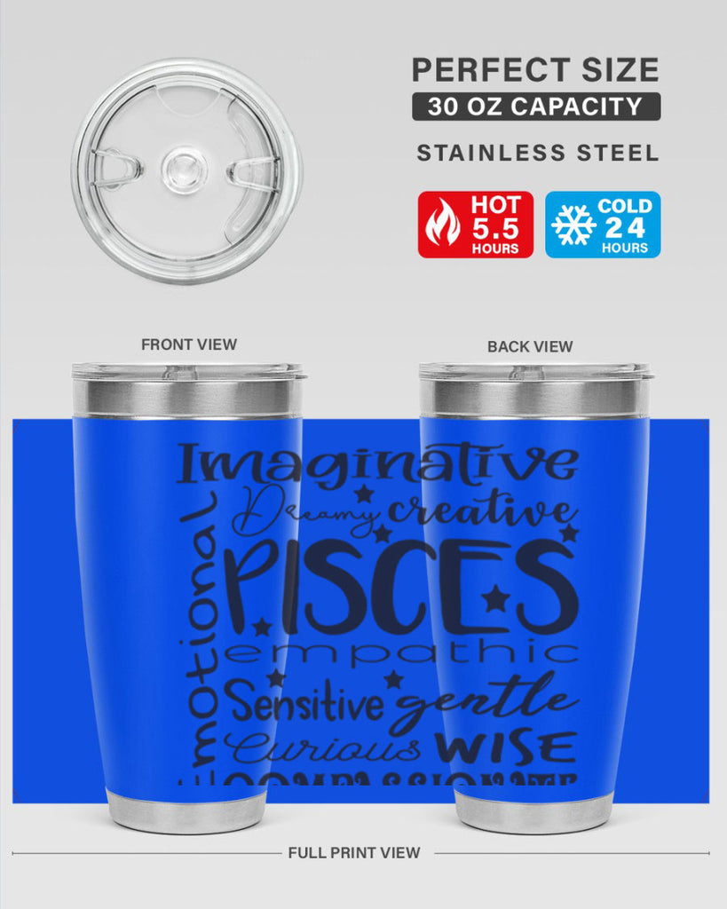 pisces 570#- zodiac- Tumbler