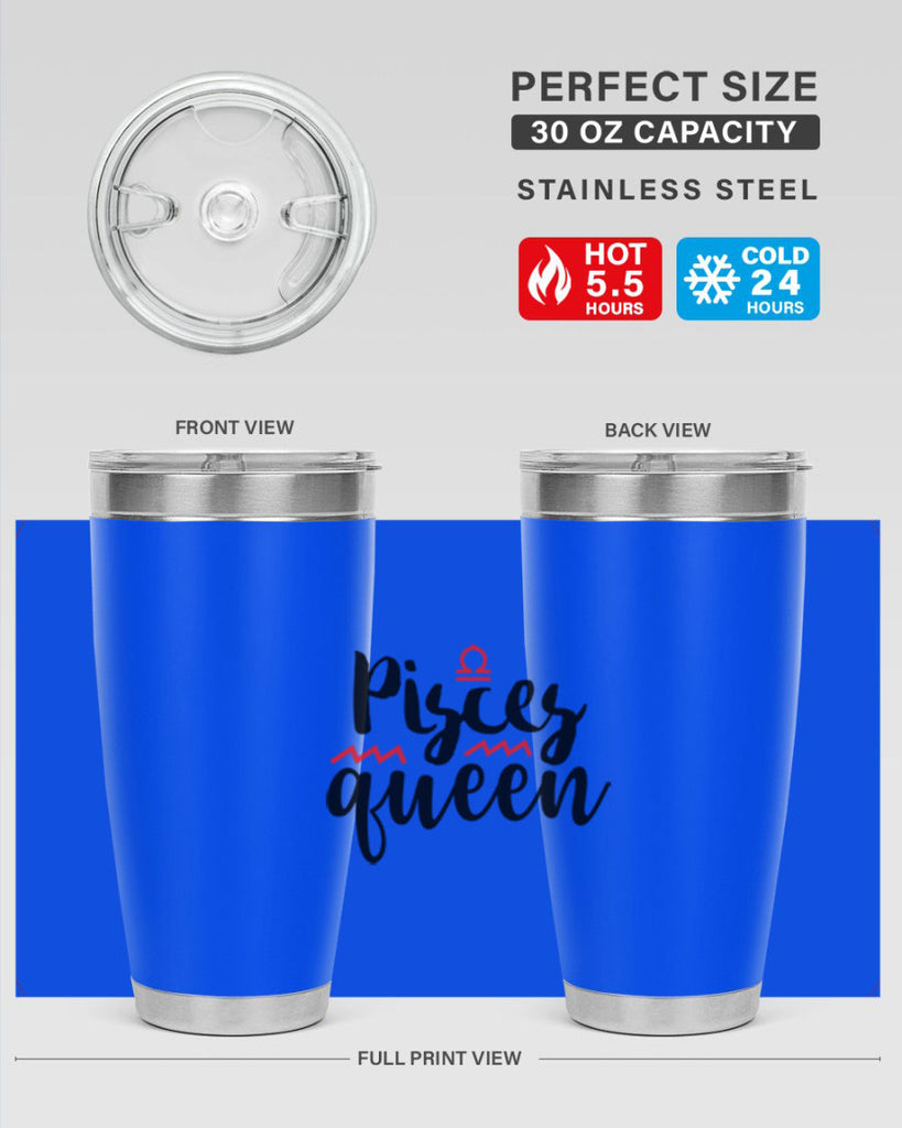 pisces queen 368#- zodiac- Tumbler