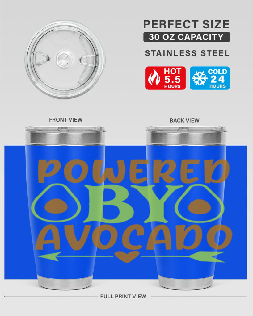 powered by avocado 3#- avocado- Tumbler