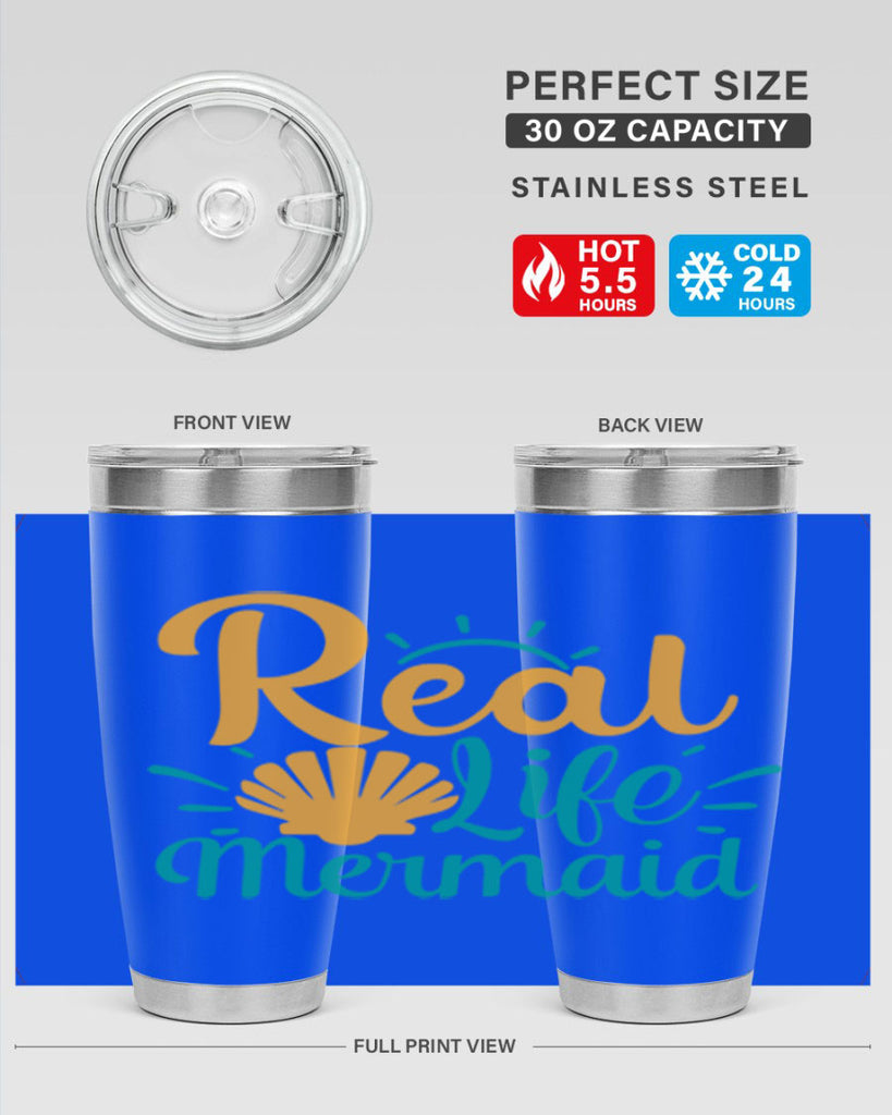 real life mermaid Style 79#- summer- Tumbler