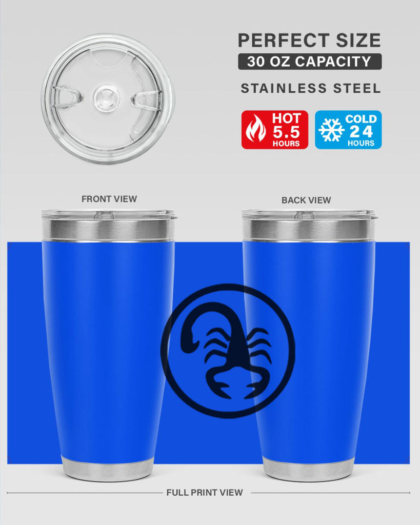 scorpio 452#- zodiac- Tumbler